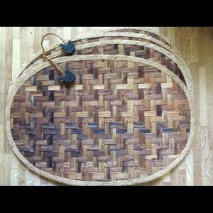 🎃HP 10/20/22🎃💯 % Abaca Fiber Placemats